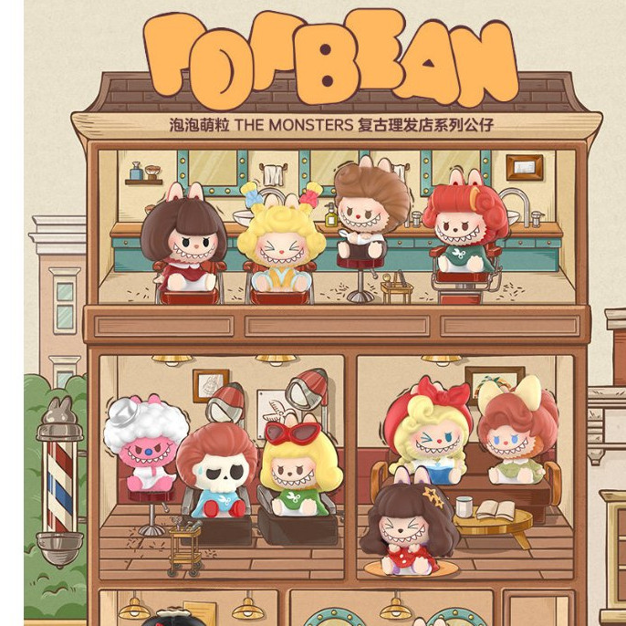 POPMART LABUBU THE MONSTERS Hail Salon Popbean 4N1I