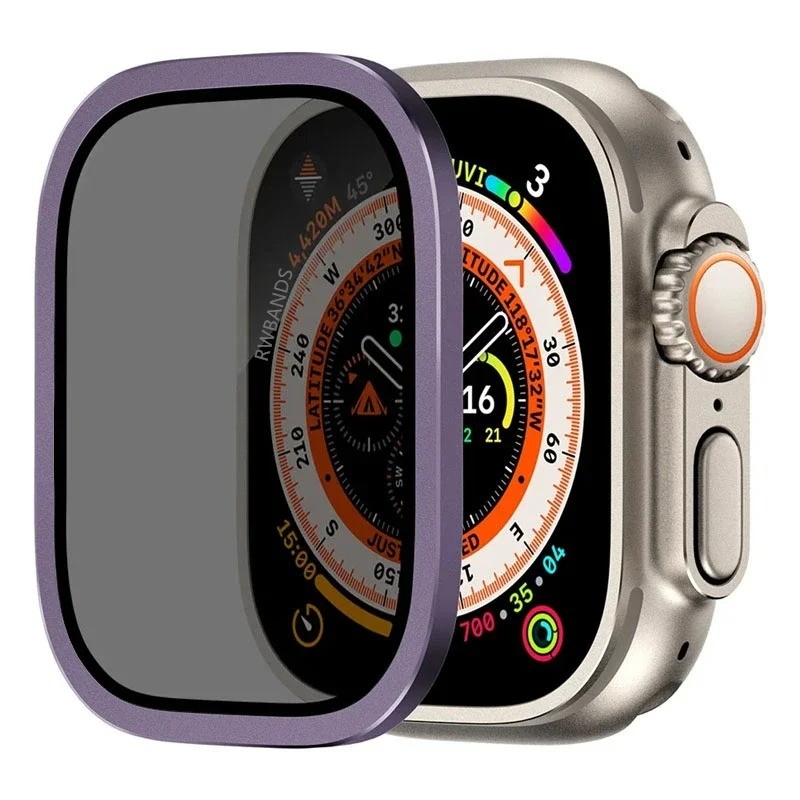 Anti Spy หน้าจอความเป็นส่วนตัวฟิล์มสําหรับ Apple Watch Ultra3 Ultra2 Ultra กระจกนิรภัยสําหรับ Apple 