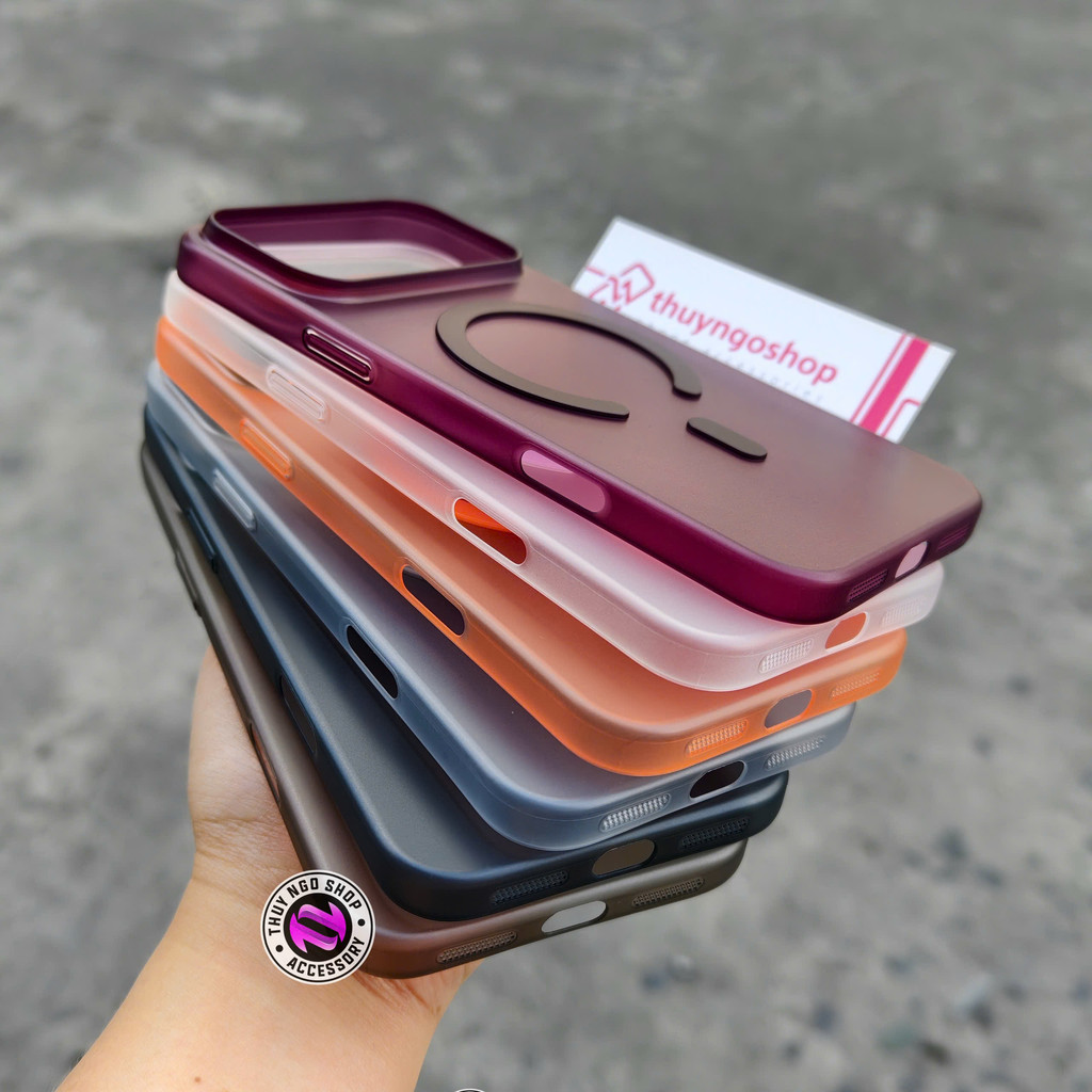 เคสป้องกันลายนิ้วมือแบบบางสําหรับ iPhone 18 Pro Max - iPhone 18 Pro - iPhone 17 Pro Max - iPhone 17 