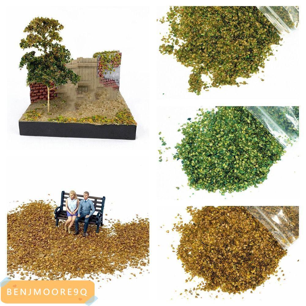 BENJMOORE9Q 56ml Miniature Static Leaf Scenery ทํา Wargame อุปกรณ์เสริม Fairy Garden Layout