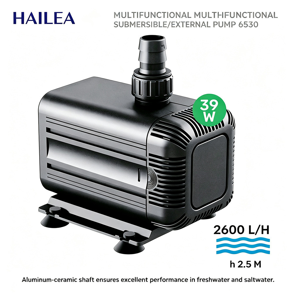 ปั๊มจุ่มภายนอกสําหรับตู้ปลา Hailea HX 6530 39W (2600l / h, h2,5m)