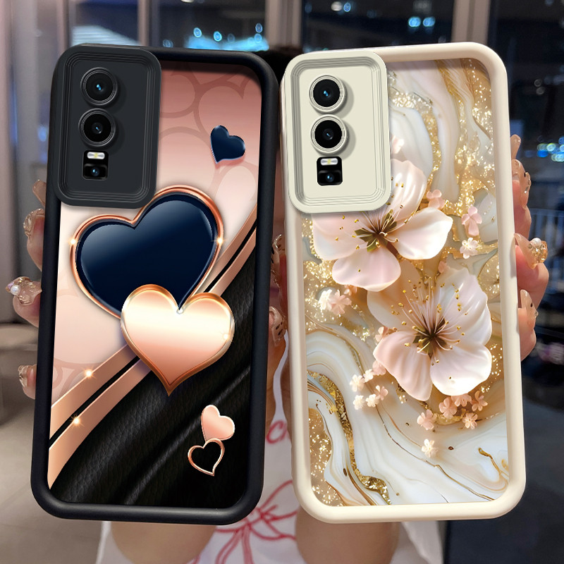 เคสโทรศัพท์สําหรับVivo Y76 5G/Y76s 5G/Y74s 5G/Y76sอินเทรนด์แฟชั่นน่ารักสัตว์Artบทคัดย่อสไตล์ฝาครอบกั