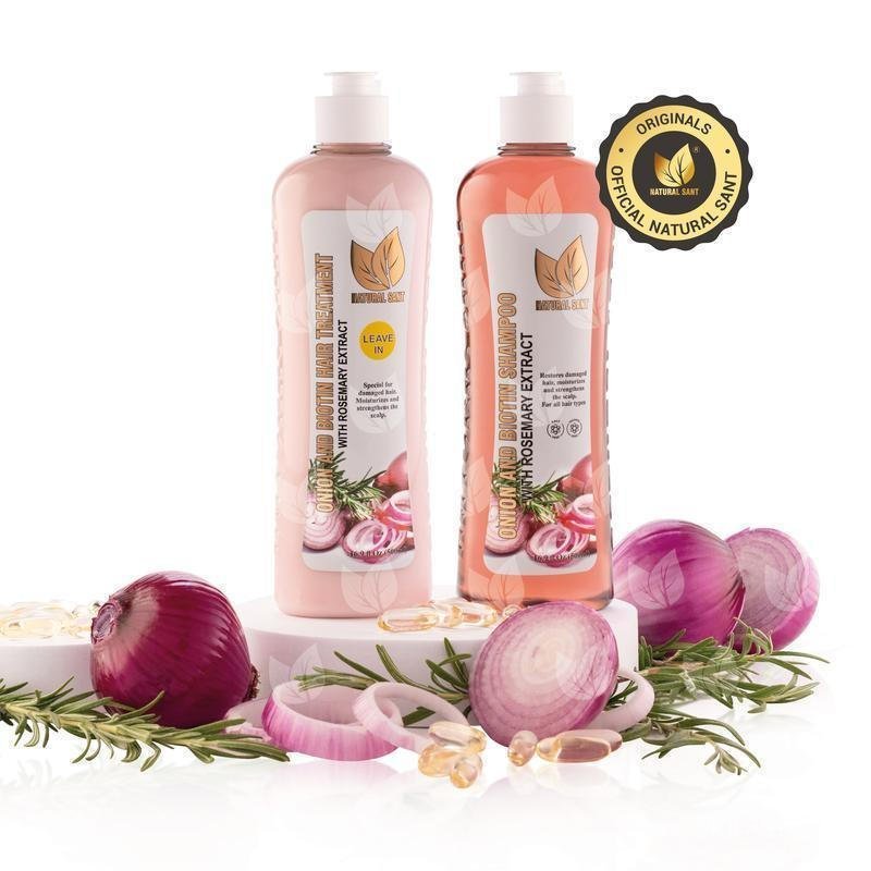 SantOnion,RosemaryandBiotinShampoo&Treatment(16FlOz/500ml)สภาพการแก้ไข E0XE AHAR