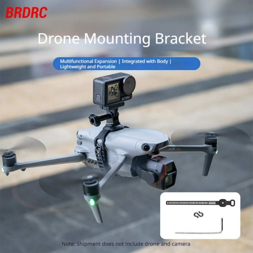 BRDRC เหมาะสําหรับขายึดด้านบน DJI AIR 3S, เข้ากันได้กับ DJI Drones, ขายึด Mavic 2, และขายึด Mavic 3 