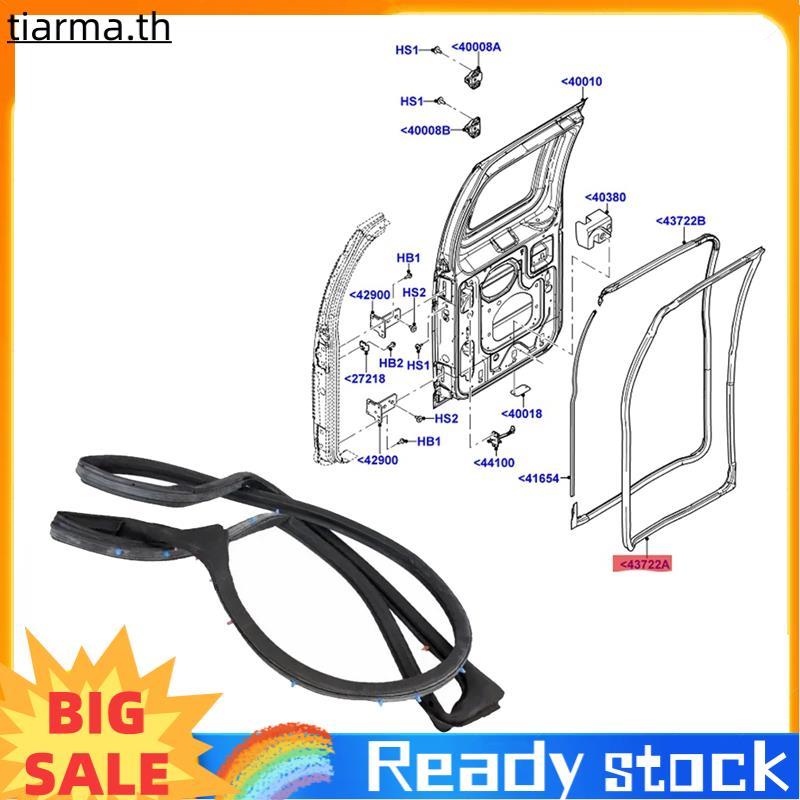 TIARMA แถบซีลกันน้ํา ประตูด้านข้างขวา แถบสภาพอากาศด้านหลัง F3UZ-1543722-A สําหรับ E-150 E250 E-350 1