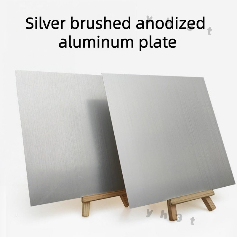 Silver Brushed Aluminium Plate Decoration/Sign/Shell Dedicated Aluminium Alloy Sheet Silver Aluminiu