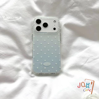 เคสคู่ลายแมวน่ารัก ดีไซน์ลายจุด สำหรับ iPhone 17 Air 14 12 Pro 16 Plus 15 Pro 17 Pro Max 13 11 7 8 Plus X Xr Xs Xs Max