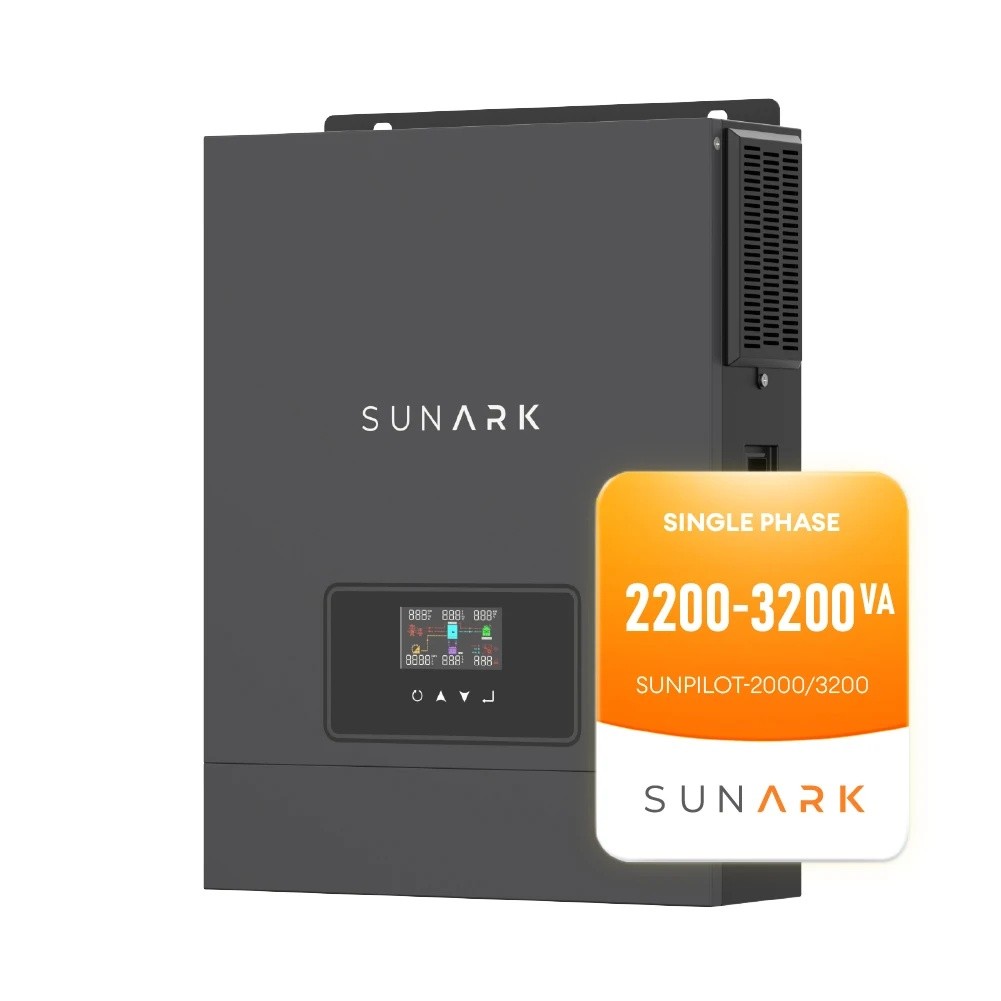 MPGZ ในสต็อก Sunark Pure Sine Wave Off Grid Solar Inverter 2.5Kva 3Kva 3.2Kva Hybrid Solar Inverter 