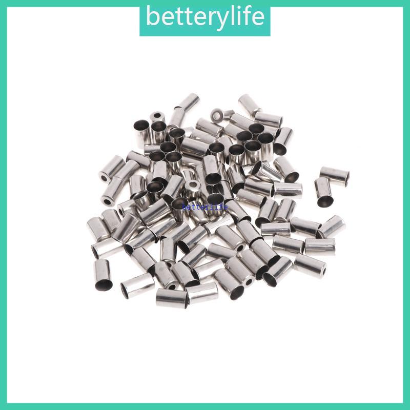 BTF 100 ชิ้นจักรยาน Derailleur Shifting End Cover Core ลวดด้านใน Ferrules
