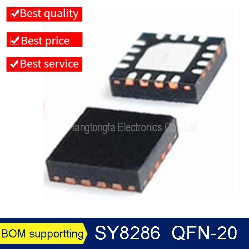 5 ชิ้น/ล็อต SY8286 SY8286B SY8286BRAC เครื่องหมาย AWV5LC AWV5QB AWV5 QFN-20 ชิปเซ็ต