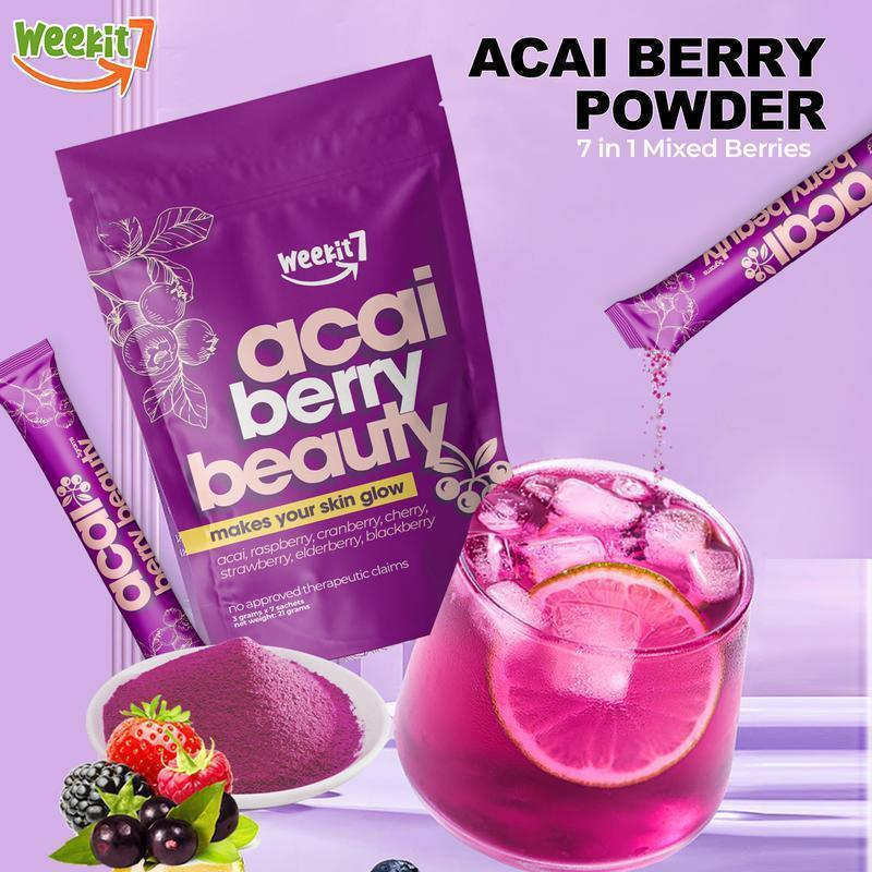 พร้อมสต็อก Acai Berry Healthy Beauty Juice0809