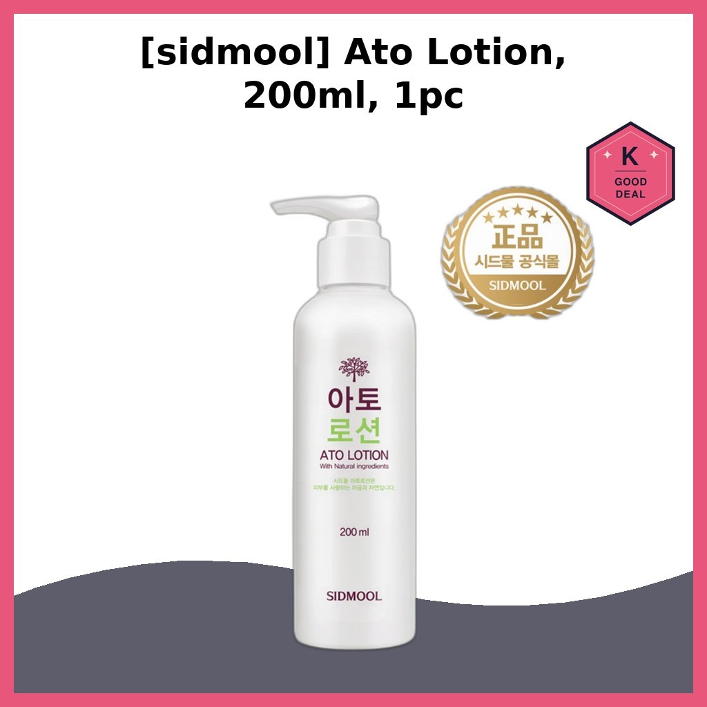 [sidmool] Ato Lotion, 200ml, 1pc / Korean Ato Lotion / Lightweight Moisture / ของแท้ 100% by D-Seoul