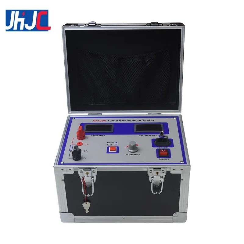 KJ1P ความแม่นยําสูง 100A Micro Ohmmeter Loop Resistance Tester Meter อุปกรณ์ทดสอบ Switch-Gear Test L