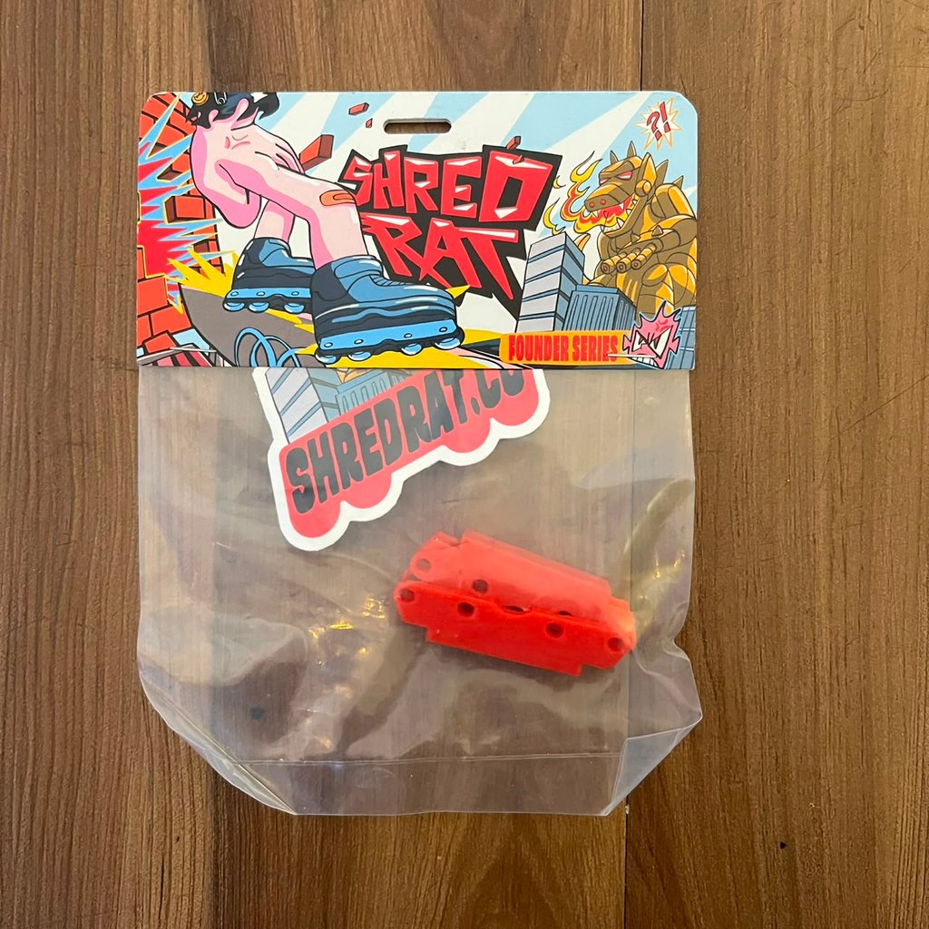 SHRED RAT - กรอบสีแดงสําหรับฟิงเกอร์เบลด