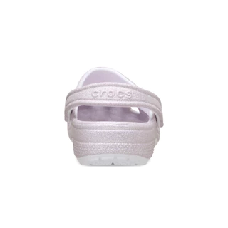 CROCS รองเท้าลำลองผู้ใหญ่ CLASSIC GLITTER CLOG รุ่น 205942-5DK - GRAPE ICE