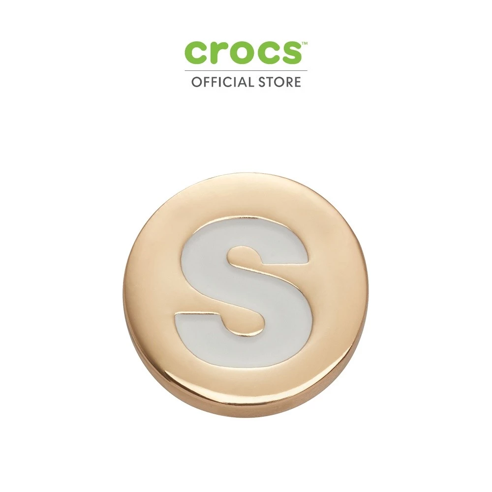 CROCS ตัวติดรองเท้า JIBBITZ™ GOLD LETTER S รุ่น 10008525 - MULTI COLOR