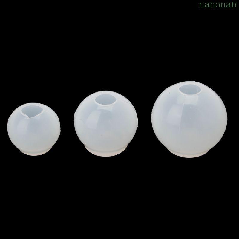 Nan DIY Sphere Round Silicone Mold for Resin Epoxy Jewelry Making Homemade Soap Mold