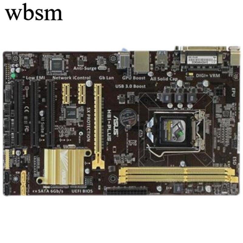 [คอลัมน์เมนบอร์ด] Asus/Asus H81-PLUS DDR3 คอมพิวเตอร์ 1150-เมนบอร์ดเข็มการพิมพ์แบบบูรณาการพอร์ตอนุกร