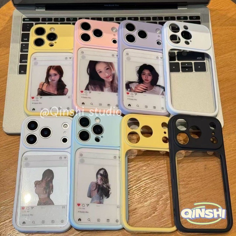 เคสไอโฟน 16 เข้ากันได้กับ iPhone 17 15 13 16 12 14 11 Pro Max air 14 15 16 plus 17 13 Pro เคสใส่การ์ดสองโทนปกป้องกล้อง