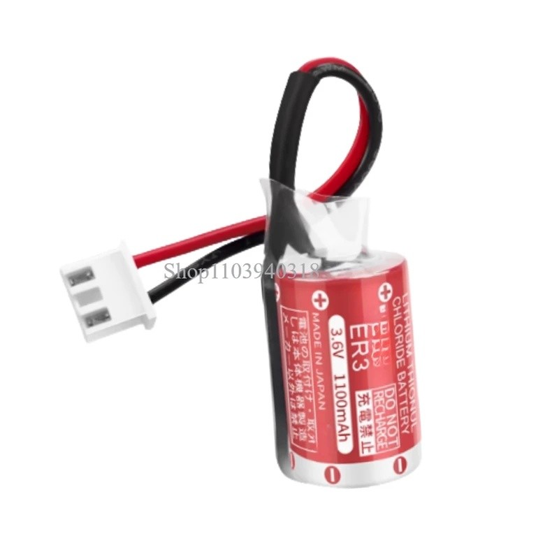 สําหรับ Fuji ALARM SYSTEM NP8P-BT ER3 3.6V PLC ควบคุมอุตสาหกรรมแบตเตอรี่ลิเธียมแบบชาร์จไฟได้ที่ไม่ใช