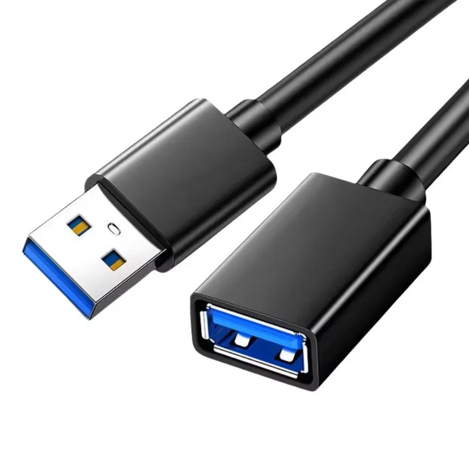 0.5/1/2/3M USB Extension Cable 3.0 Data Cord For PC Smart Laptop TV SSD USB Male to Female Computer 