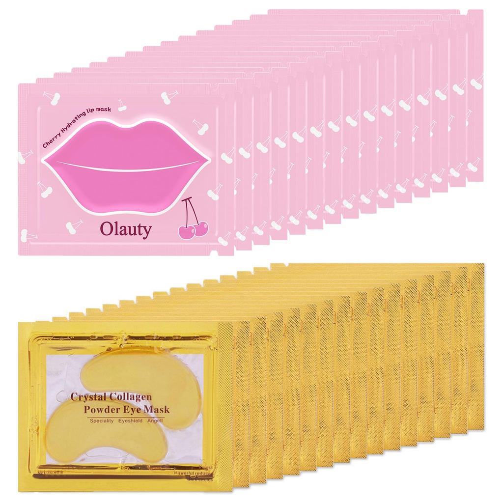 30 คู่ Lip Mask & Eye Mask, Chapstick Bulk, Hangover Kit, Lip Balm Bulk | ของขวัญเพื่อนเจ้าสาวลิปกลอ