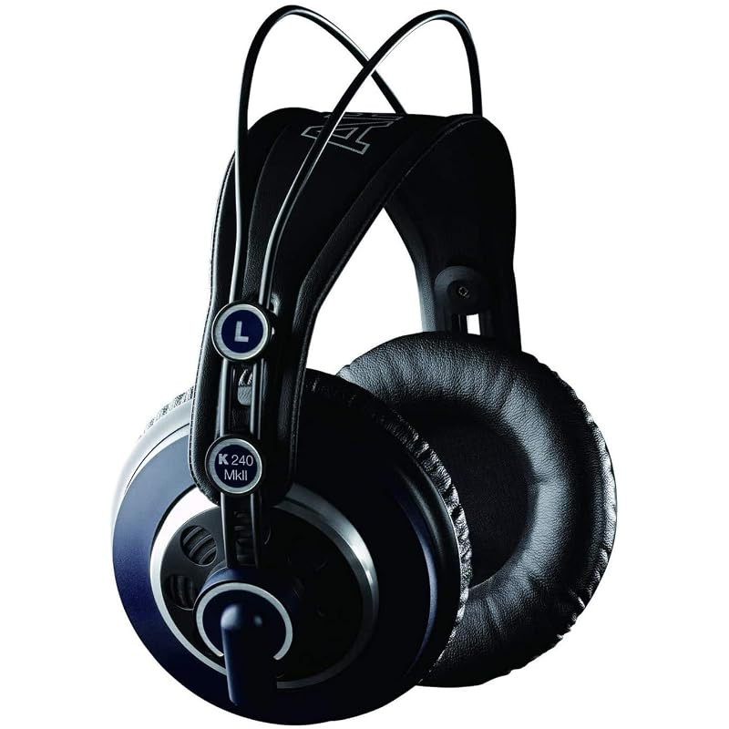 AKG K240 MKII Semi-Open Studio Headphones - Exceptional Sound Quality and Comfort with 3-Year Warran
