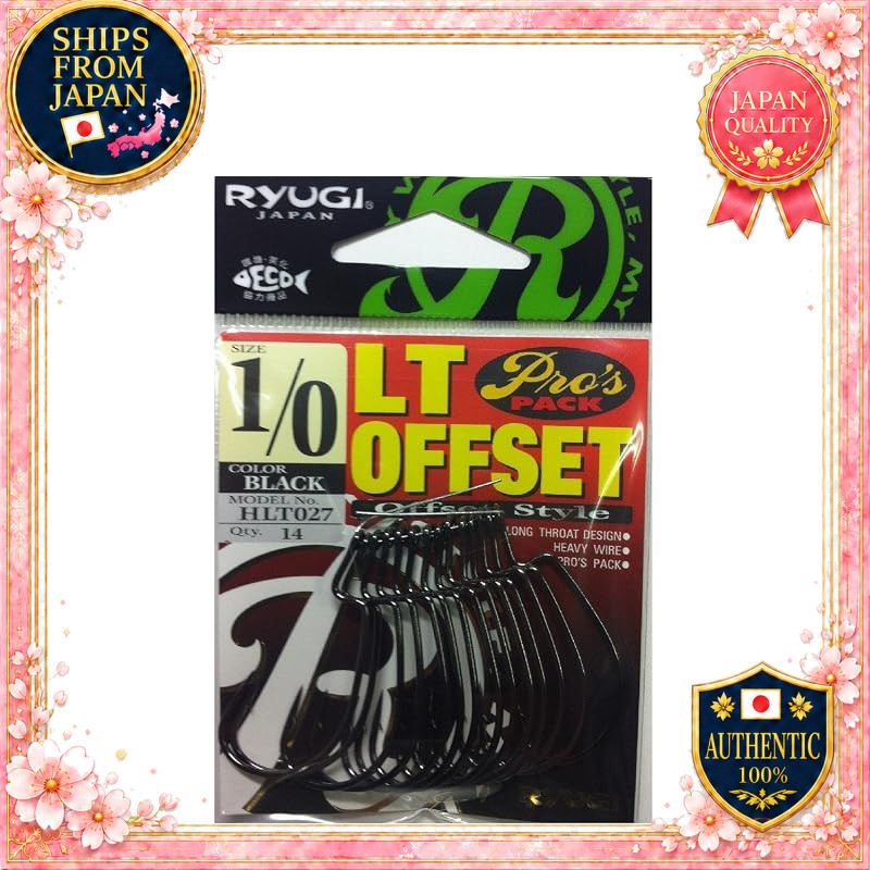RYUGI HLT027 LT Offset Hook (BK)