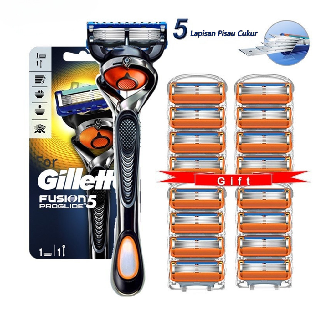 มีดโกนสำหรับผู้ชาย มีดโกน 5 ชั้นที่เข้ากันได้กับ GILLETTE FUSION มีดโกนแบบคลาสสิกสำหรับ GILLETTE PRO