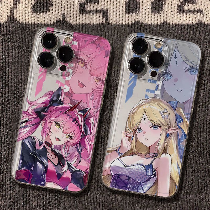 Wuthering Waves/Cartethyia/Cartethyia Cartethyia เคสโทรศัพท์เหมาะสําหรับ IPhone โปร่งใสป้องกันกรณี/U