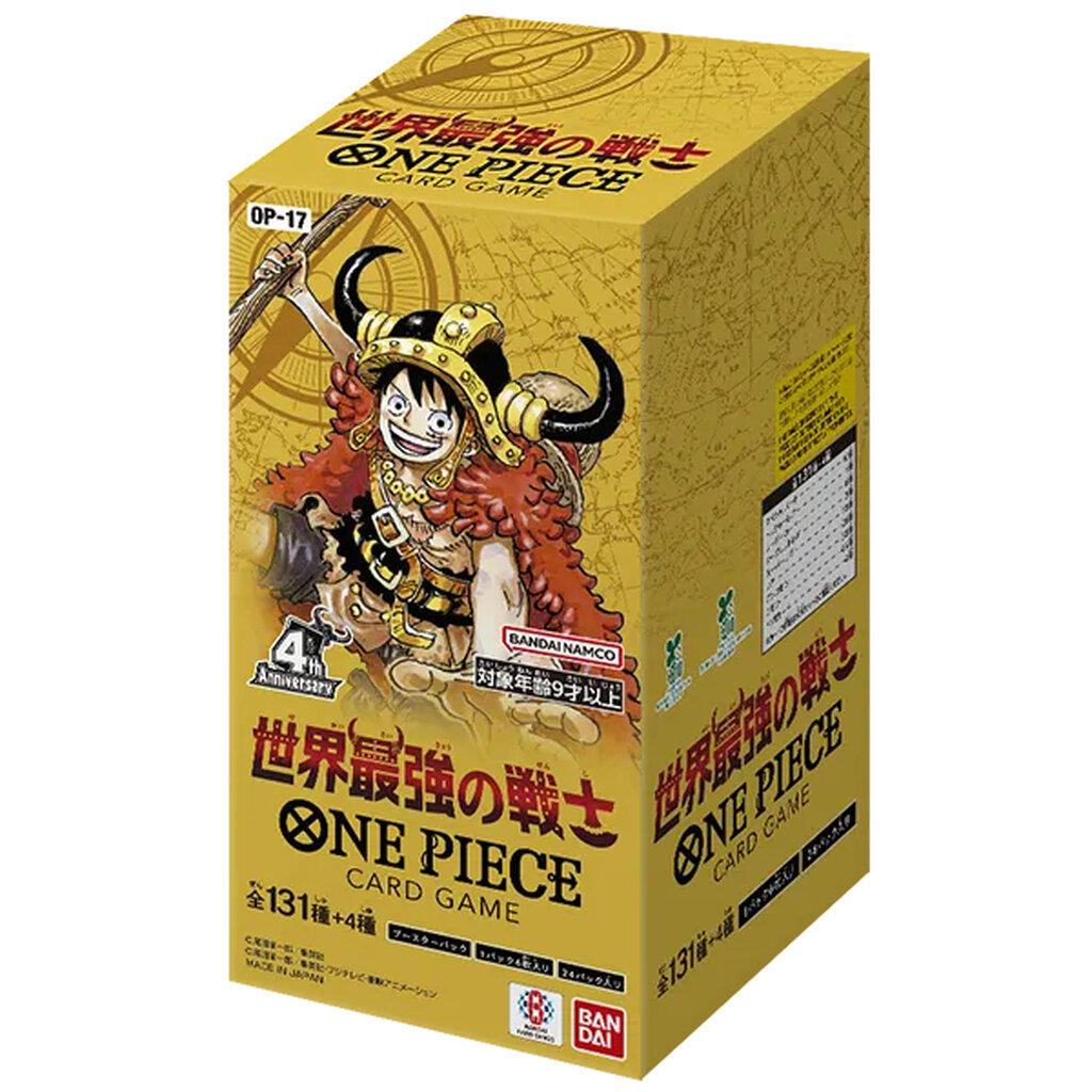 (พร้อมส่ง) Bandai One Piece Card Game OP-17 The World's Strongest Warriors 4582770058406 (การ์ดวันพีช)
