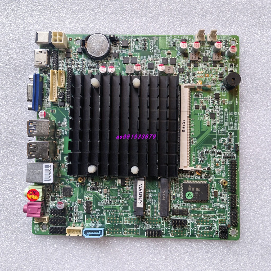 Yansheng ELSKY M219H-2C J1900 แบบบูรณาการ CPU ควบคุมอุตสาหกรรม Mini All-in-One เมนบอร์ดคอมพิวเตอร์