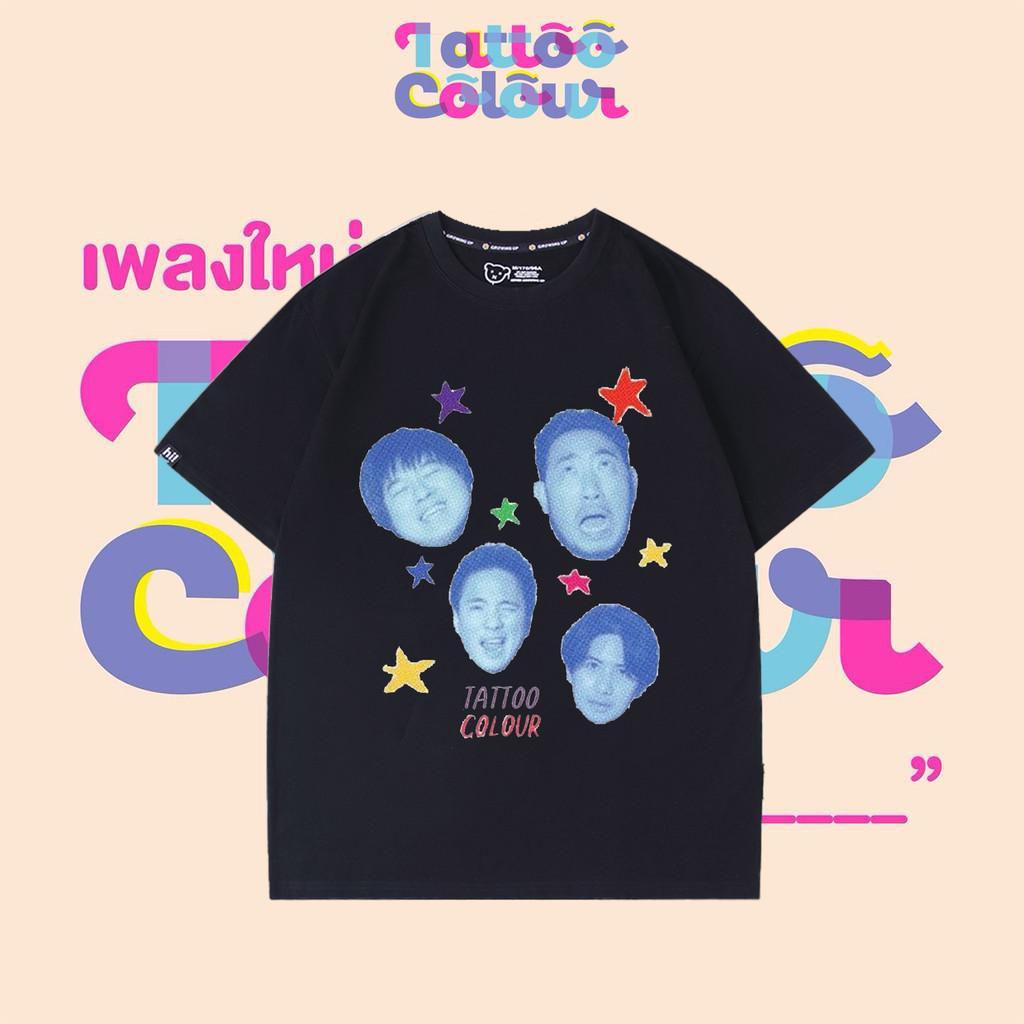 แฟชั่น การพิมพ์ เสื้อยืด Thailand Band TATTOO COLOUR Four Avatars Tshirt Unisex Tshirt S-5XL