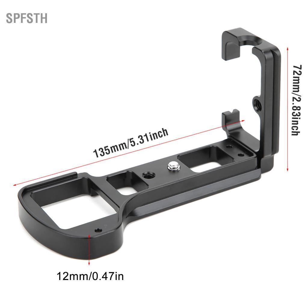 spfsth A6500 B ประเภทอลูมิเนียมอัลลอยด์รูปตัว L QUICK RELEASE PLATE Hand Grip Bracket สำหรับ ILCE‑65