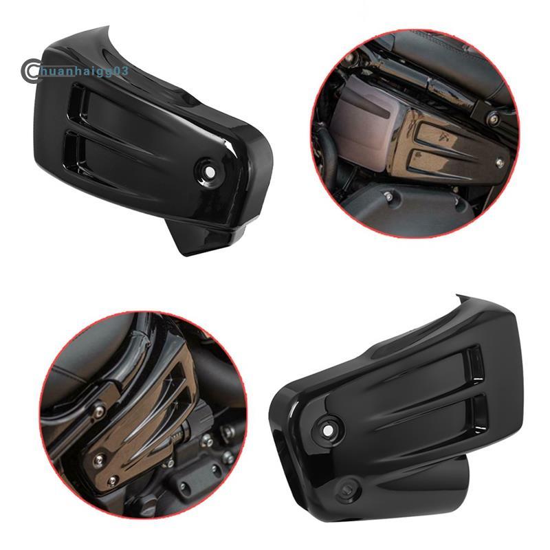 (chuanhaigg03) แบตเตอรี่รถจักรยานยนต์ด้านข้าง Fairing สําหรับ M8 Softail FXFB FXFBS Fat Bob 2018-202