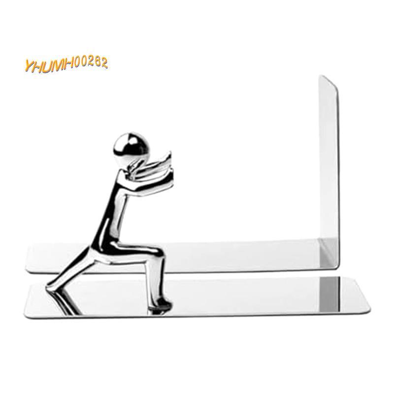[Bestseller Y2Y]Creatives Bookshelf Book Stand Book Ends to Hold Bookends Cast Iron Bookends Book รอ