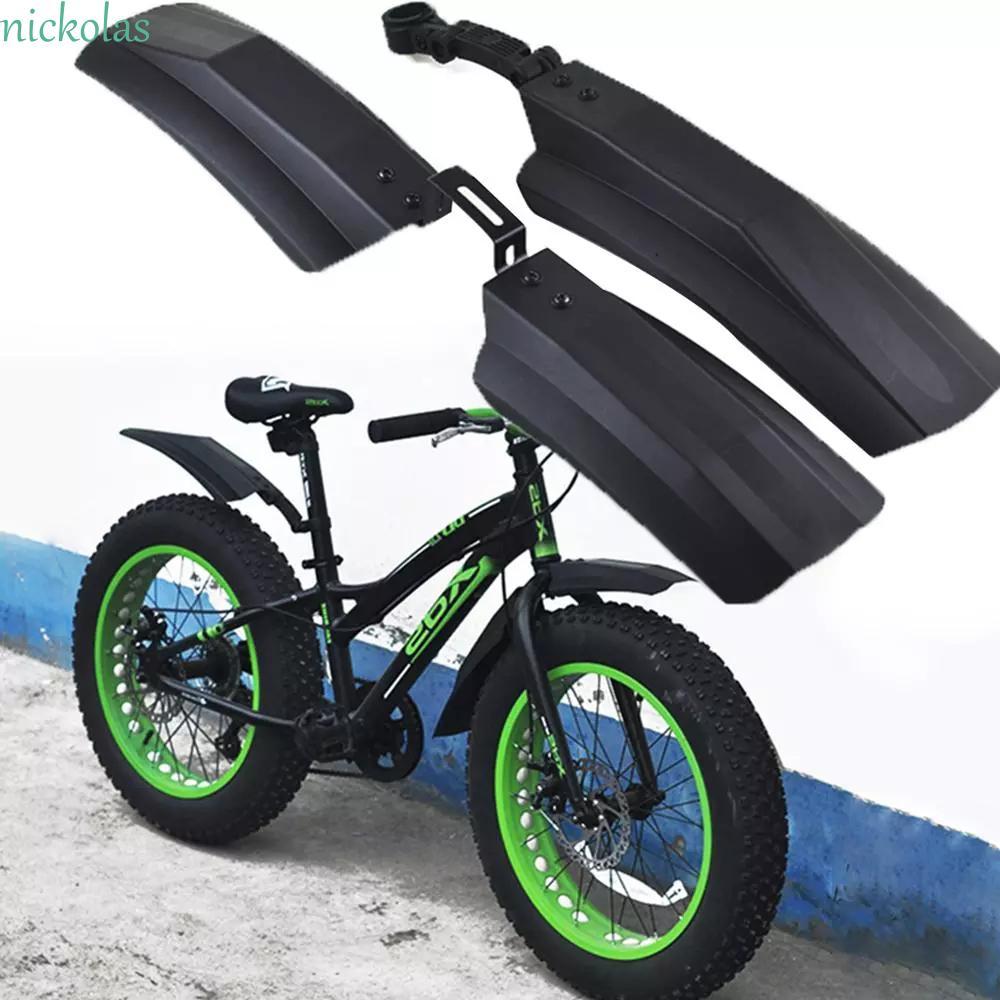 PHOECAXON จักรยาน Mud Guard สีดําชิ้นส่วนจักรยานจักรยานจักรยานพับจักรยาน Fenders จักรยานไฟฟ้าสําหรับ