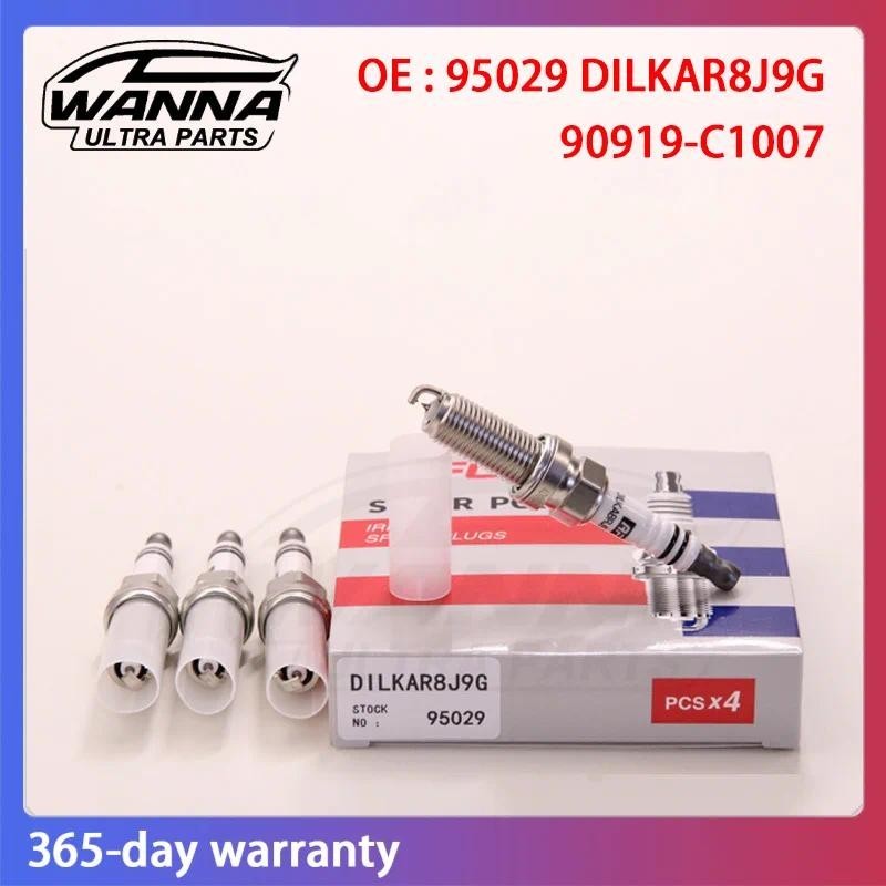 4/6 ชิ้น OE 95029, DILKAR8J9G, 90919C1007, 90919-C1007 หัวเทียน Dual Iridium สําหรับ Toyota C-HR Cor