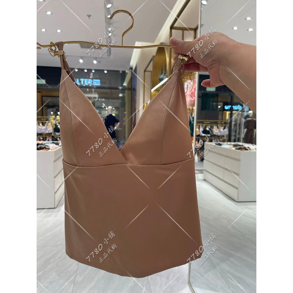 BeChic Love BC17AF1 สุภาพสตรี BC17BX2 ไร้สายเซ็กซี่สามเหลี่ยมถ้วยผ้าไหมหม่อนเสื้อกั๊กชั้นฐาน