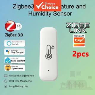 สมาร์ทไฮโกรมิเตอร์ 【saimili】zigbee 3.0 WiFi เครื่องวัดอุณหภูมิและความชื้น เทอร์โมมิเตอร์ ไฮโกรมิเตอร์ แจ้งเตือนระยะไกลผ่านแอป