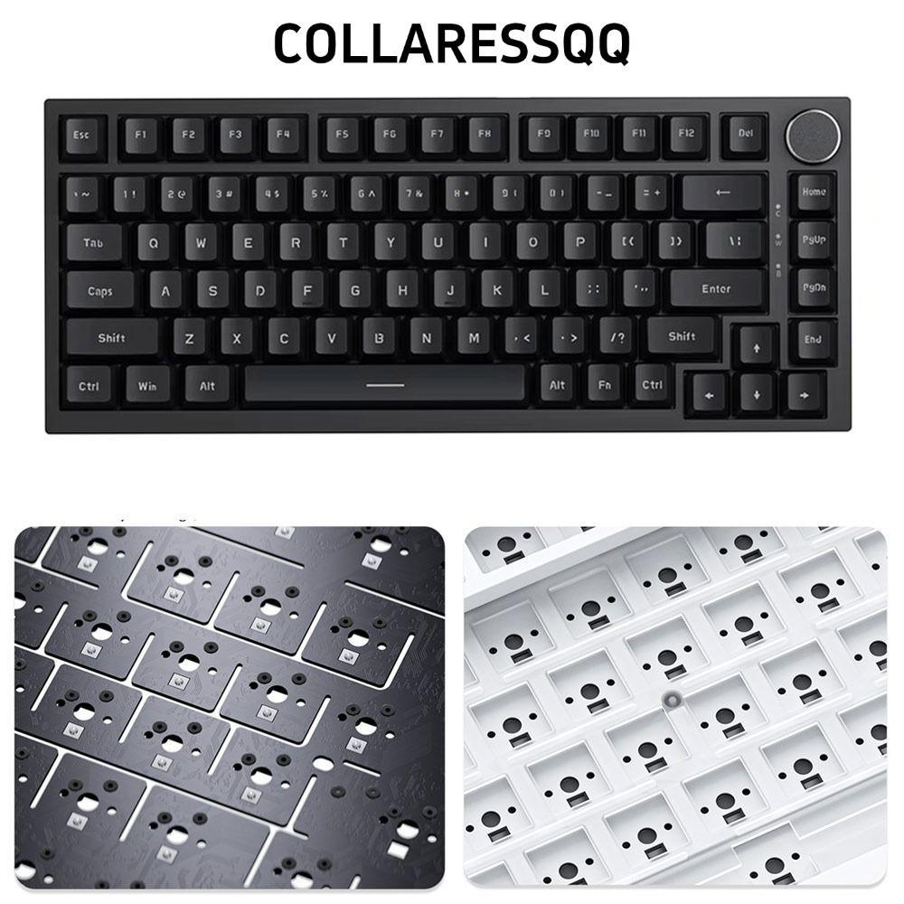 COLLATRESSQQ Mechanical Keyboard, AK820 Silent Gaming Keyboard, With Knob Mechanical Keys คีย์บอร์ดแ
