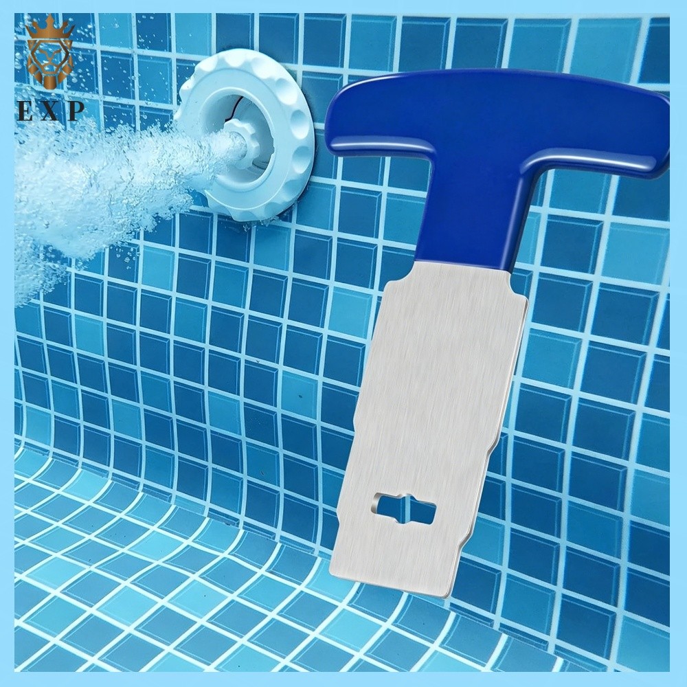 [explosion1.th] T-Handle Pool Plug Removal Tool Non-Slip Pools SPA Jet Removal Tools Rust Proof