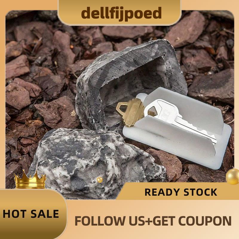 dellfijpoedHide-A-Passed-Key Fake-Rock - ดูชุดหินจําลองชุดกล่องเก็บกุญแจเรซิ่น