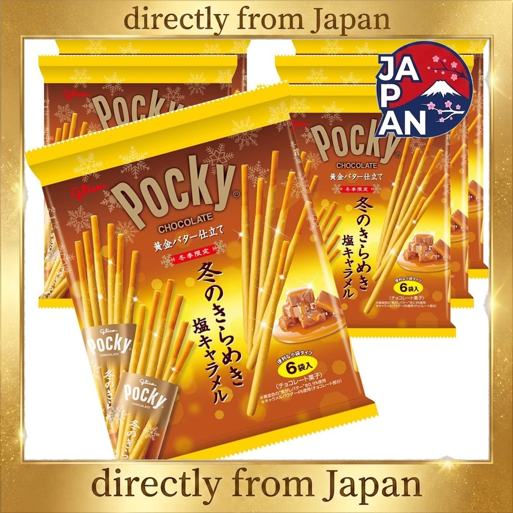 Ezaki Glico Winter Sparkle Pocky - Ezaki Glico sweets, chocolate, winter limited edition, Pocky choc