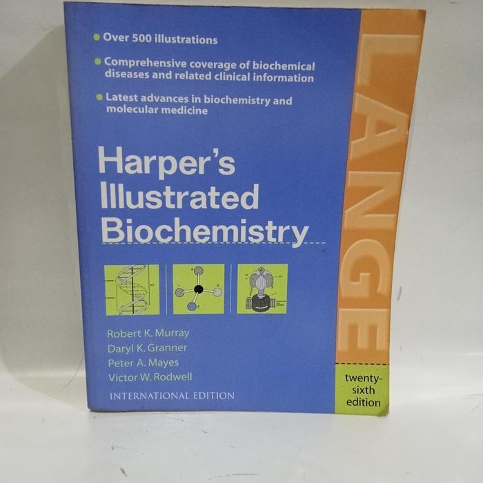 ต้นฉบับ HARPERS ILLUSTRATED BIOCHEMSTRY TWENTY SIXTY SIXTY EDITION ROBERT K MURRAY