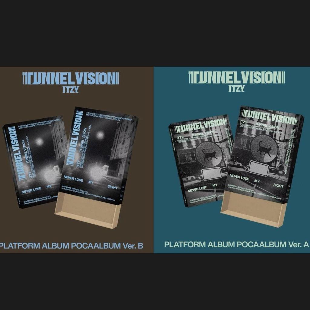 【อัลบั้ม ITZY】อัลบั้มดิจิทัล ITZY "TUNNEL VISION" ใหม่เอี่ยม ยังไม่ได้เปิด ของแท้