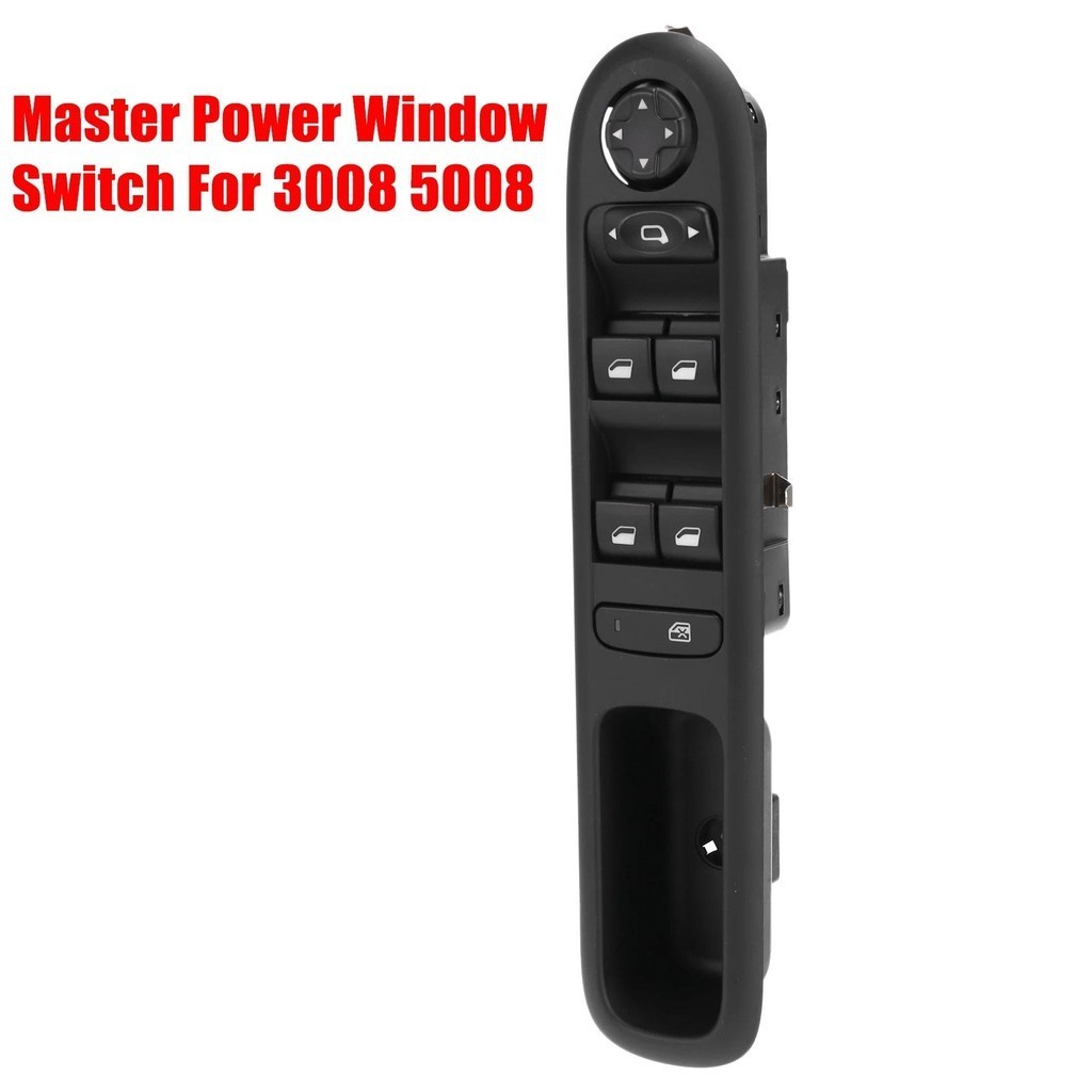 สวิตช์กระจกรถยนต์ Master Power Hatchback Wagon สวิตช์ยกประตูด้านหน้า 96650620ZD 6490X6 สําหรับ Peuge