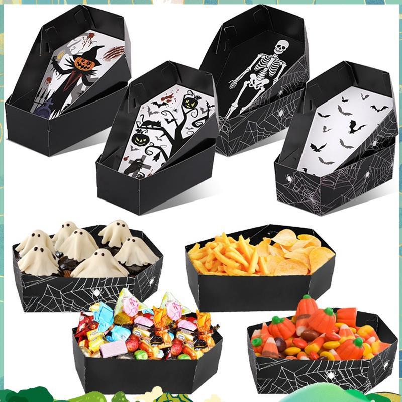 Party Candy Box Horror Coffin Snack Cookie Box Halloween Party Decor Supplies