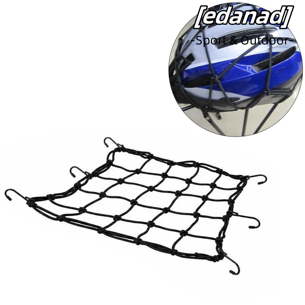 EDANAD 3PCS Bungee Cargo , Elastic Stretch 11.8 X 11.8 นิ้วรถจักรยานยนต์ Cargo , ทนทาน Quick Attachm