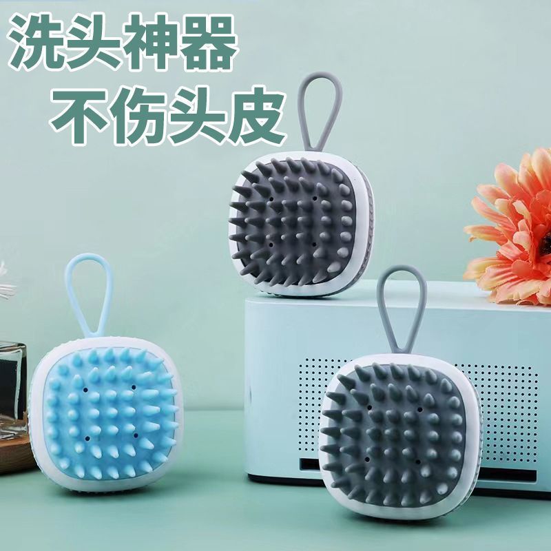 洗头神器洗头梳硅胶洗头刷头发按摩梳清洁头皮油清理止痒' 洗发梳子Hair Washing Massage Comb, Silicone Hair Washing Brush, Massage Brus